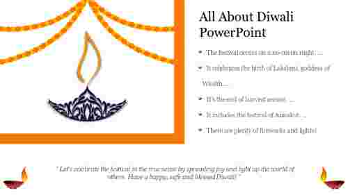 All About Diwali PowerPoint